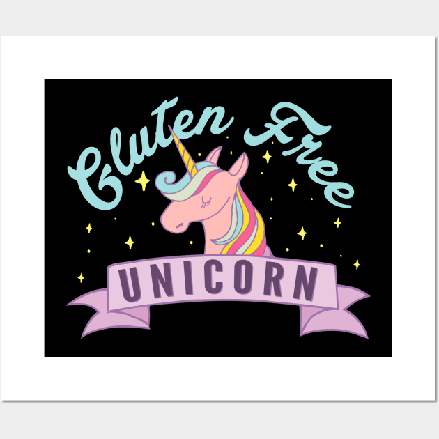 Gluten Free Unicorn Wall Art by thingsandthings